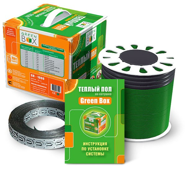 Нагревательные кабели GREEN BOX(для монтажа в плиточный клей) Нагревательные кабели GREEN BOX(для монтажа в плиточный клей)