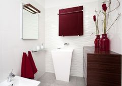 Полотенцесушитель «Теплолюкс» Flora 60х90 бордовый Полотенцесушитель «Теплолюкс» Flora 60х90 бордовый